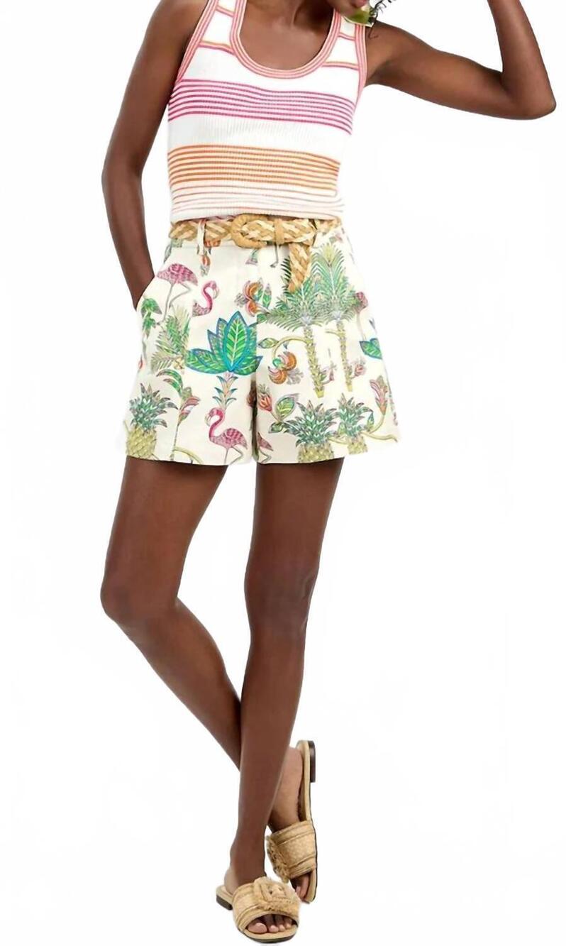 NEW TRINA TURK noriah short in multi